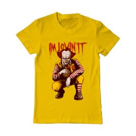 Tricou adler barbat i'm lovin it galben