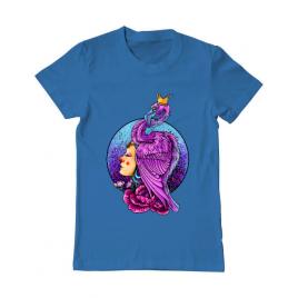 Tricou adler barbat queen albastru azuriu