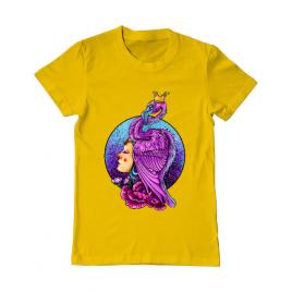 Tricou adler barbat queen galben
