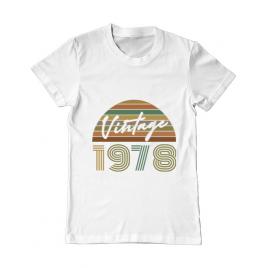 Tricou adler barbat vintage 1978 alb