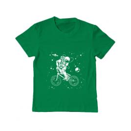 Tricou adler copil astronaut bmx verde mediu