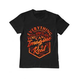 Tricou adler copil everything you can imagine is real negru