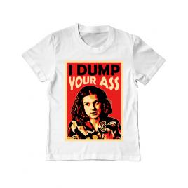 Tricou adler copil i dump your ass alb