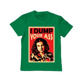 Tricou adler copil i dump your ass verde mediu