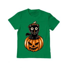 Tricou adler copil pumpcat verde mediu