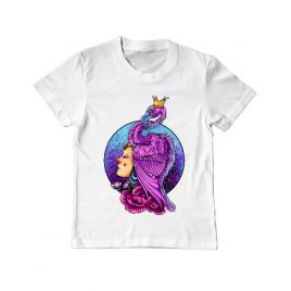 Tricou adler copil queen alb