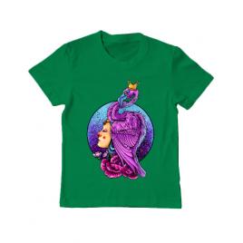 Tricou adler copil queen verde mediu