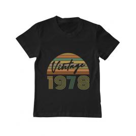 Tricou adler copil vintage 1978 negru