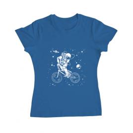 Tricou adler dama astronaut bmx albastru azuriu