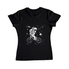 Tricou adler dama astronaut bmx negru