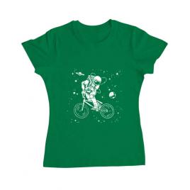 Tricou adler dama astronaut bmx verde mediu