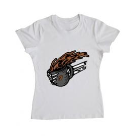 Tricou adler dama coffee first alb