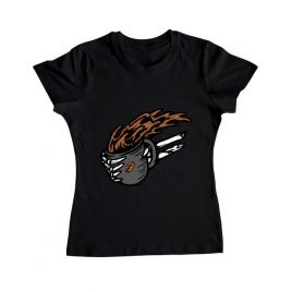 Tricou adler dama coffee first negru
