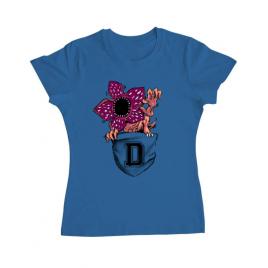 Tricou adler dama free hugs albastru azuriu