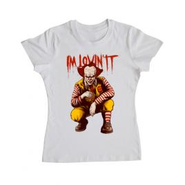 Tricou adler dama i'm lovin it alb