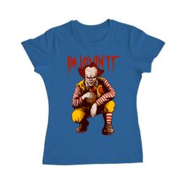 Tricou adler dama i'm lovin it albastru azuriu