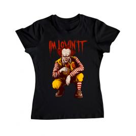 Tricou adler dama i'm lovin it negru