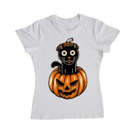 Tricou adler dama pumpcat alb