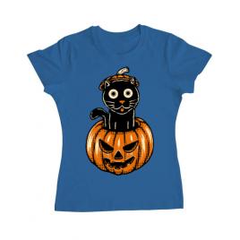 Tricou adler dama pumpcat albastru azuriu