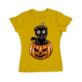 Tricou adler dama pumpcat galben