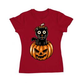 Tricou adler dama pumpcat rosu