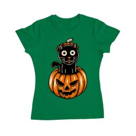 Tricou adler dama pumpcat verde mediu
