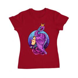 Tricou adler dama queen rosu