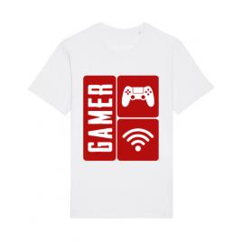 Tricou stanley stella barbat gamer alb