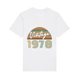 Tricou stanley stella barbat vintage 1978 alb