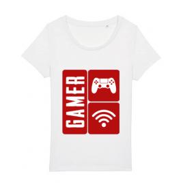 Tricou stanley stella dama gamer alb
