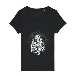 Tricou stanley stella dama let's find beautiful place to get lost negru