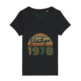Tricou stanley stella dama vintage 1978 negru