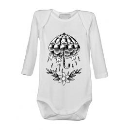 Baby body umbrella tattoo alb