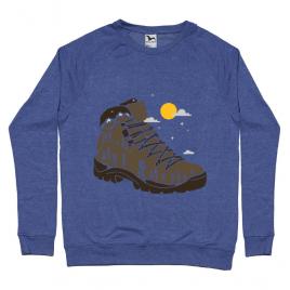 Bluza adler barbat adventure boot albastru melanj