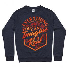 Bluza adler barbat everything you can imagine is real denim inchis