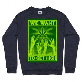 Bluza adler barbat high zombies denim inchis