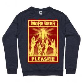 Bluza adler barbat thirsty zombies denim inchis