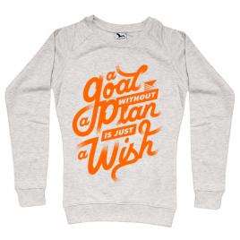 Bluza adler dama a goal without a plan is just a wish migdala melanj