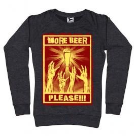 Bluza adler dama thirsty zombies negru melanj