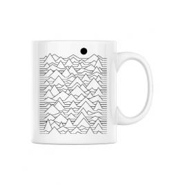 Cana personalizata mountains alb