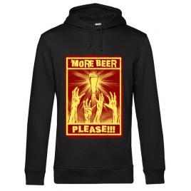 Hoodie barbat cu gluga thirsty zombies negru