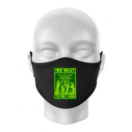 Masca personalizata reutilizabila high zombies negru