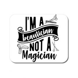 Mousepad personalizat beautician alb