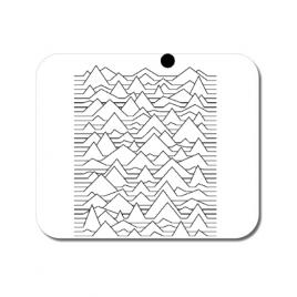 Mousepad personalizat mountains alb