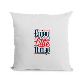 Perna personalizata enjoy the little things alb