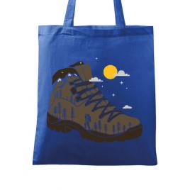Sacosa din panza adventure boot albastru regal