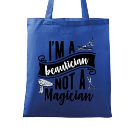 Sacosa din panza beautician albastru regal