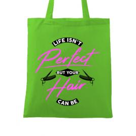 Sacosa din panza life isnt perfect verde mar