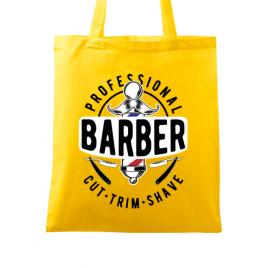 Sacosa din panza professional barber galben