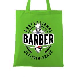 Sacosa din panza professional barber verde mar